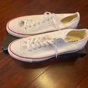 White Low Top Converse